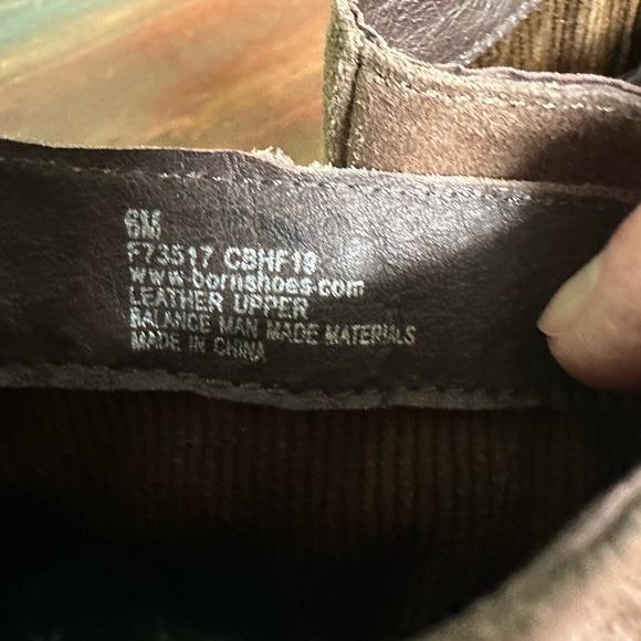 BORN Ervine Tassle Suede/Leather Boot Size 6 Worn 1x - Picture 10 of 13